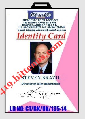 Steven brazil hellenic bank id